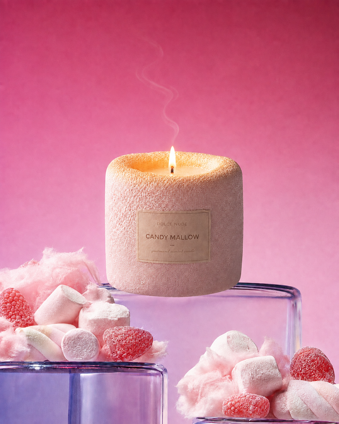 CANDY MALLOW toasted marshmallow scented candle by DOLCE NUDE