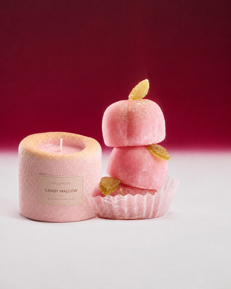 CANDY MALLOW toasted marshmallow scented candle by DOLCE NUDE