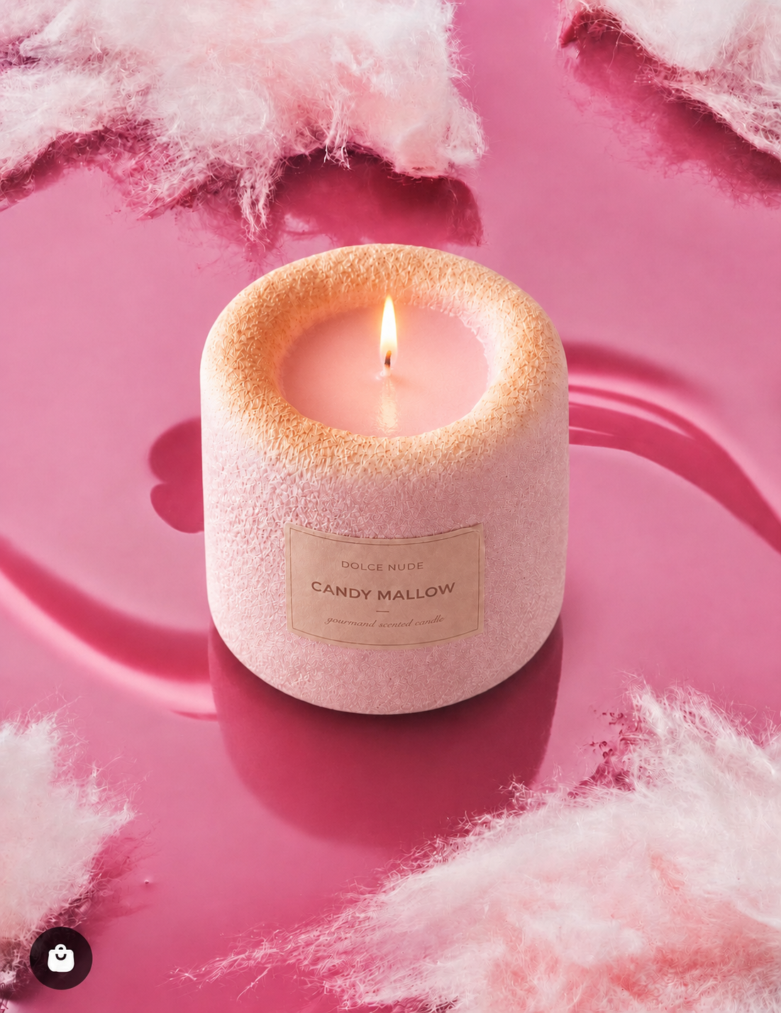 CANDY MALLOW toasted marshmallow scented candle by DOLCE NUDE