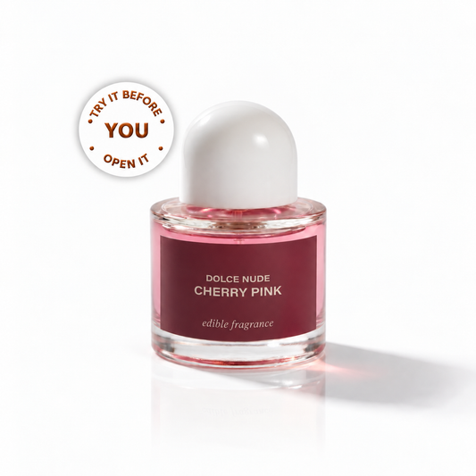 CHERRY PINK 50ml edible fragrance by DOLCE NUDE - try it before you open it