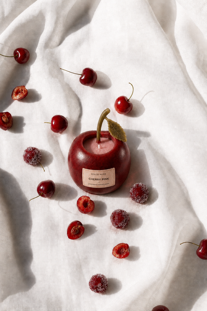 CHERRY PINK cherry scented candle by DOLCE NUDE