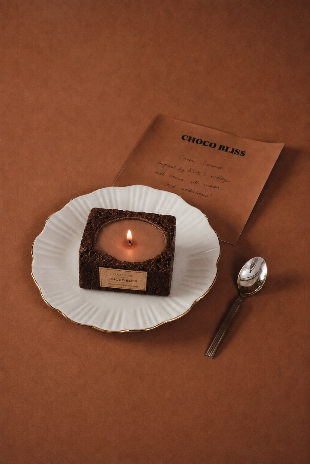 CHOCO BLISS brownie scented candle by DOLCE NUDE