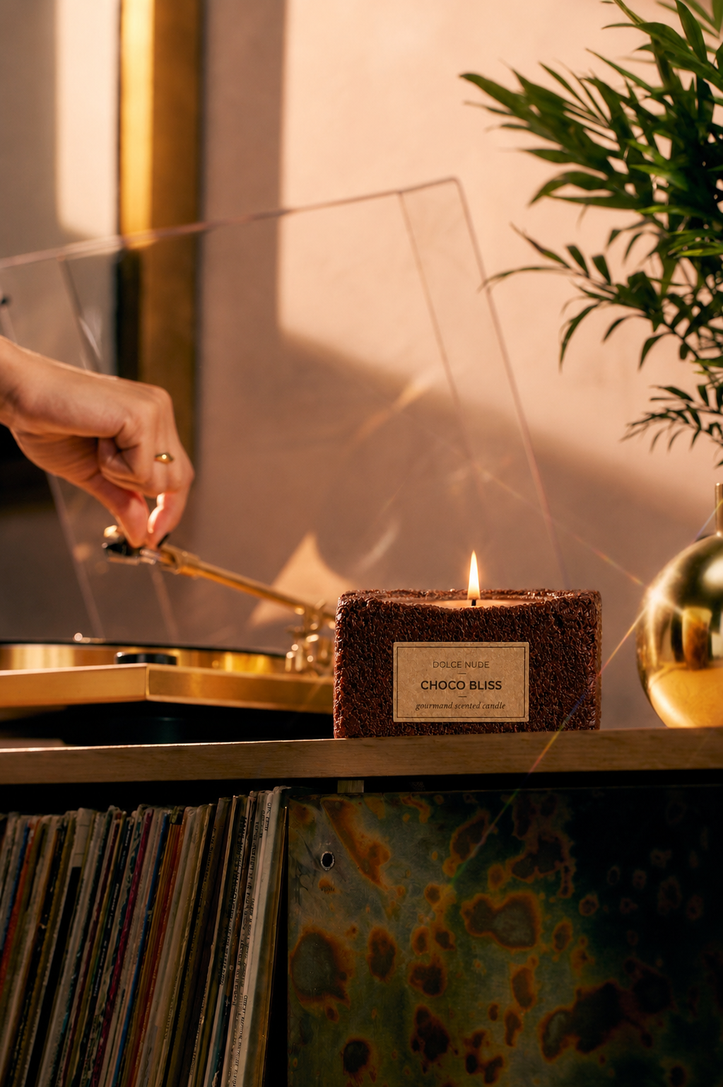 CHOCO BLISS brownie scented candle by DOLCE NUDE