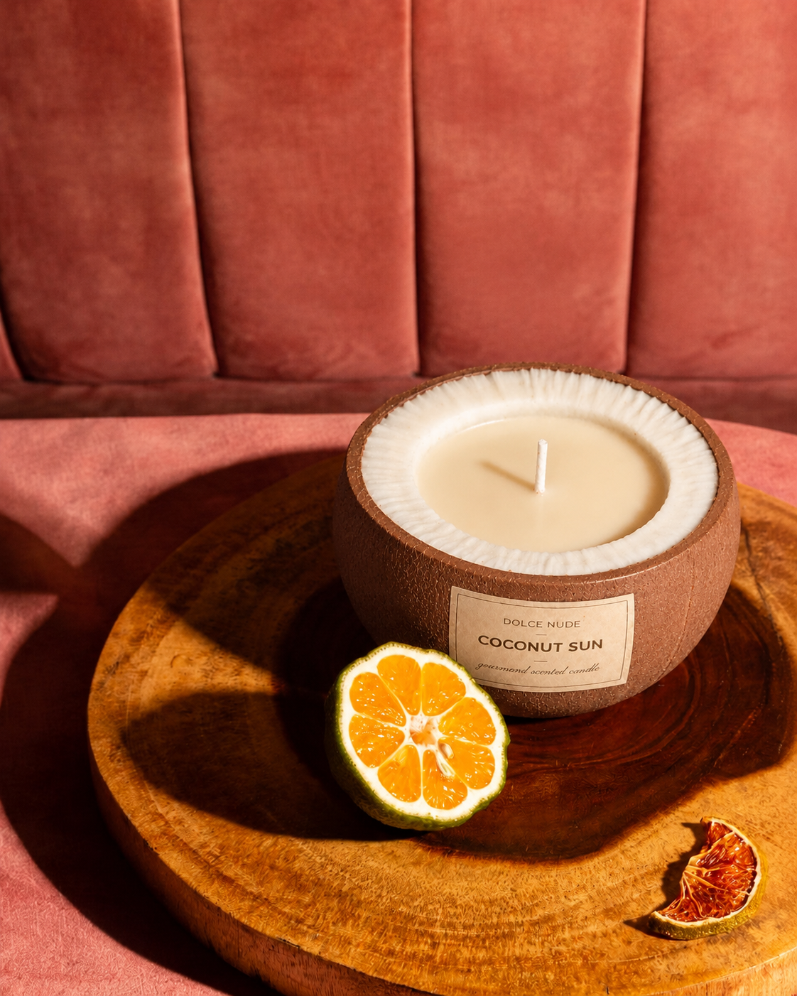 COCONUT SUN coconut scented candle by DOLCE NUDE