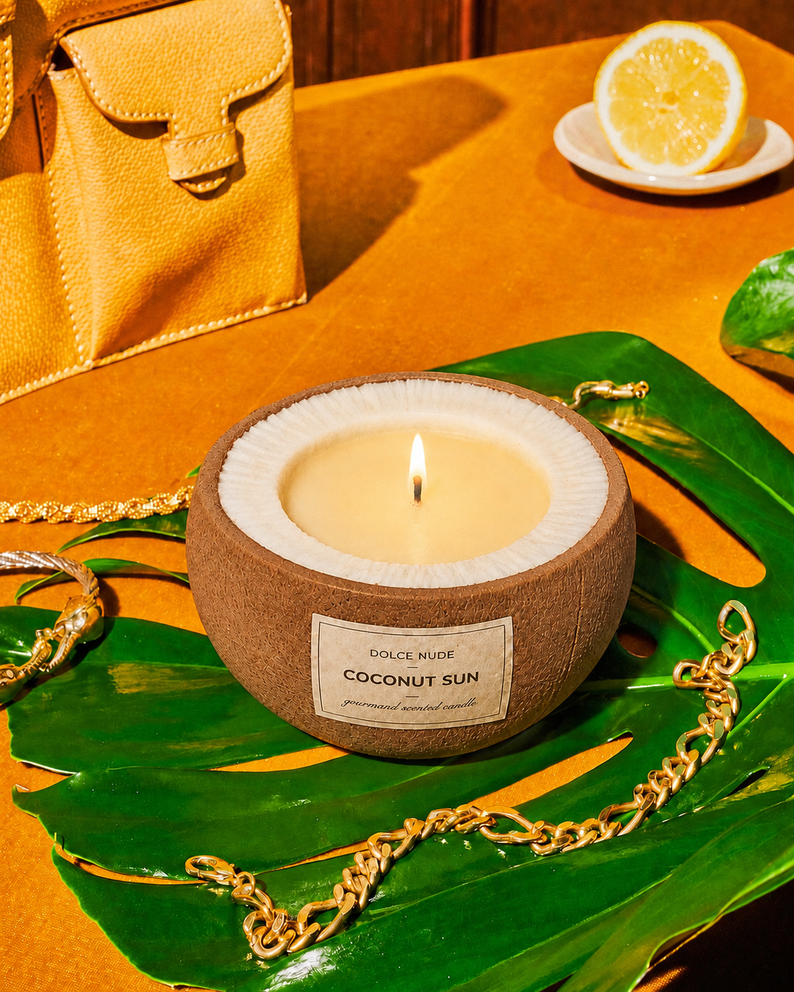 COCONUT SUN coconut scented candle by DOLCE NUDE