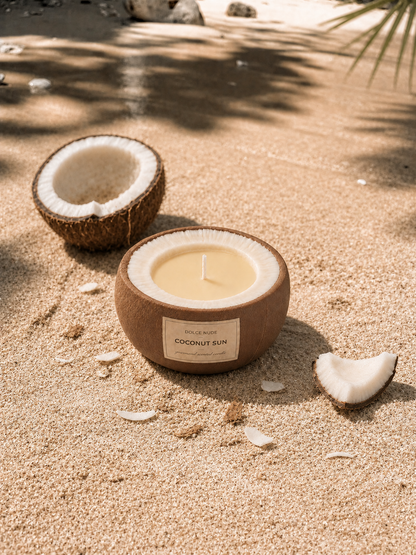 COCONUT SUN coconut scented candle by DOLCE NUDE