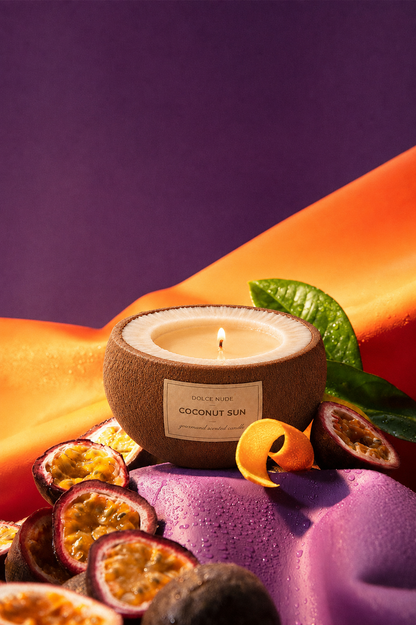 COCONUT SUN coconut scented candle by DOLCE NUDE