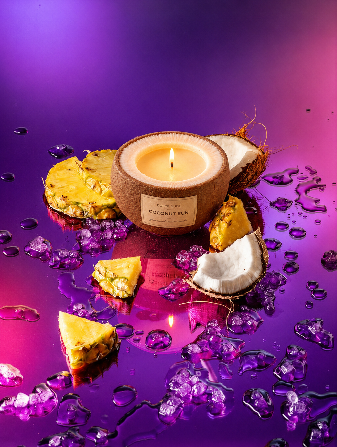 COCONUT SUN coconut scented candle by DOLCE NUDE