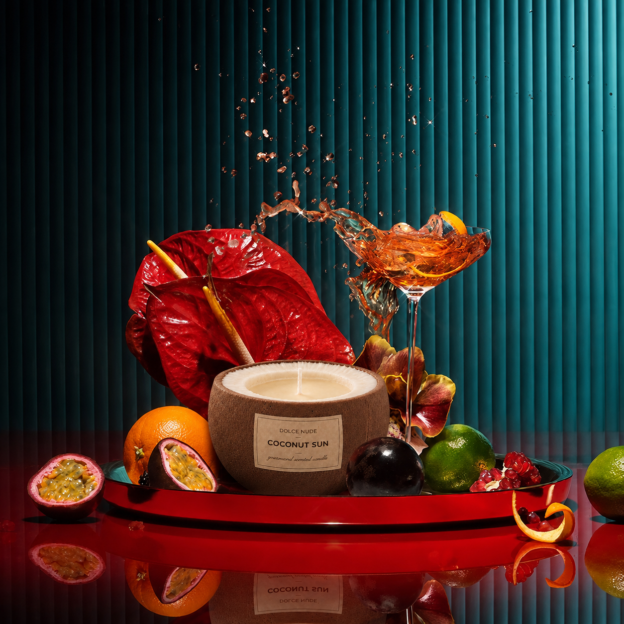 COCONUT SUN coconut scented candle by DOLCE NUDE