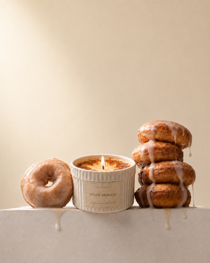 DOLCE VANILLIA creme brulee scented candle by DOLCE NUDE