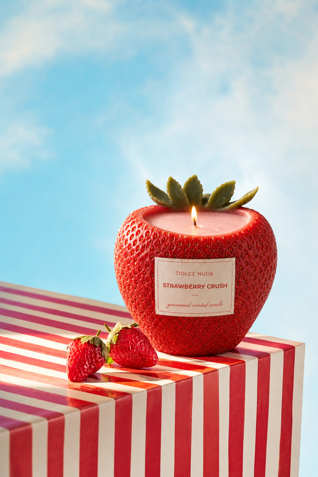 STRAWBERRY CRUSH strawberry scented candle by DOLCE NUDE